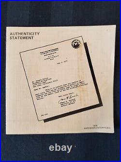 Authentic San Francisco Cable Car Cable From 1979 With Coa & Box Authentic San Francisco Cable Car Cable From 1979 With Coa & Box
