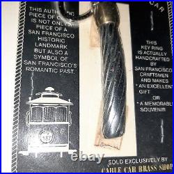 Authentic San Francisco Cable Car Cable / Key Ring