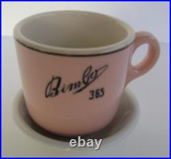 BIMBO 365 MINIATURE CUP with SAUCER from FAMOUS CLUB In San Francisco VINTAGE SET BIMBO 365 MINIATURE CUP with SAUCER from FAMOUS CLUB In San Francisco VINTAGE SET