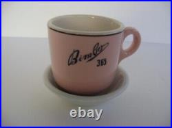 BIMBO 365 MINIATURE CUP with SAUCER from FAMOUS CLUB In San Francisco VINTAGE SET BIMBO 365 MINIATURE CUP with SAUCER from FAMOUS CLUB In San Francisco VINTAGE SET