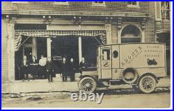 Bedford, PA, S. H. Koontz Music House, Delivery Truck, Real Photo Postcard, RPPC