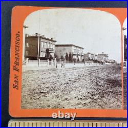 Bush Street San Francisco California Stereoview Thomas Houseworth c1866 Y8485