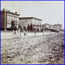 Bush Street San Francisco California Stereoview Thomas Houseworth c1866 Y8485