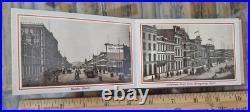 C1875 Souvenir of SAN FRANCISCO California Foldout album Photo-images, panorama