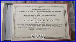 C1875 Souvenir of SAN FRANCISCO California Foldout album Photo-images, panorama