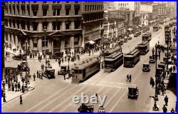 C1922 Hobart Building Market & Montgomery St San Francisco RPPC ANTIQUE Postcard