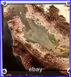 C1980 Satellite Aerial Photo San Francisco Bay Area Oakland California