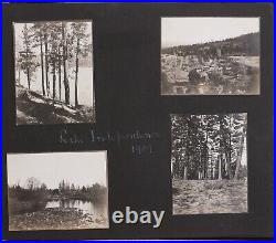 CALIFORNIA-HOBART MILLS Historically Important Album with 104 Photos. Ca. 1900s