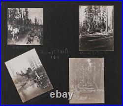 CALIFORNIA-HOBART MILLS Historically Important Album with 104 Photos. Ca. 1900s