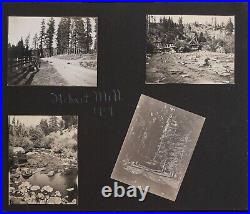 CALIFORNIA-HOBART MILLS Historically Important Album with 104 Photos. Ca. 1900s