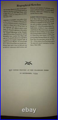 CALIFORNIA IN 1846 Illustrated, 1934 The Grabhorn Press, limited edition