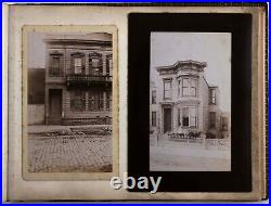 CALIFORNIA-SAN FRANCISCO Album with 19 Early Original Photos. Ca. 1880s