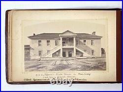 CALIFORNIA-SAN FRANCISCO-LA-MONTEREY Album with 46 Rare Photos. Ca. 1886