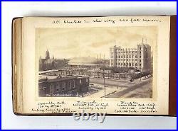 CALIFORNIA-SAN FRANCISCO-LA-MONTEREY Album with 46 Rare Photos. Ca. 1886