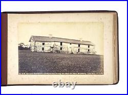 CALIFORNIA-SAN FRANCISCO-LA-MONTEREY Album with 46 Rare Photos. Ca. 1886