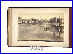 CALIFORNIA-SAN FRANCISCO-LA-MONTEREY Album with 46 Rare Photos. Ca. 1886