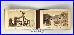 CALIFORNIA-SAN FRANCISCO-LA-MONTEREY Album with 46 Rare Photos. Ca. 1886