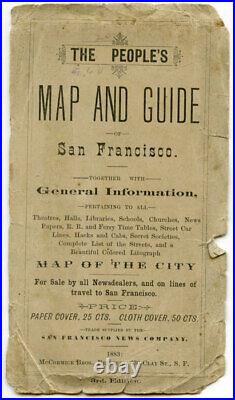 CALIFORNIA SAN FRANCISCO / People's Map and Guide of San Francisco Map title