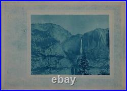 CALIFORNIA-YOSEMITE-ALASKA Collection of 28 Rare Early Cyanotypes. Ca. 1900s