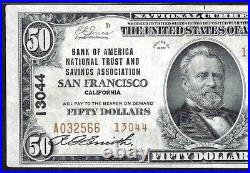CA 1929 $50 TYPE-2? San Francisco, CALIFORNIA? PMG CH VF 35 STRONG COLOR
