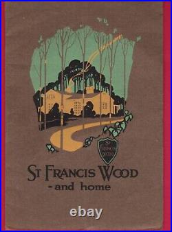 CIRCA 1916 Land Promotion Booklet ST FRANCIS WOOD San Francisco CALIFORNIA