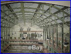 C. 1900 SAN FRANCISCO SUTRO BATHS BATHHOUSEHUGE 78x80 ORIGINAL BILLBOARD POSTER