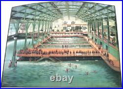 C. 1900 SAN FRANCISCO SUTRO BATHS BATHHOUSE BILLBOARDLARGE 35x39 WALL ART POSTER