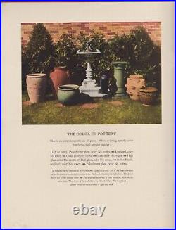 C 1920'S Pottery Catalog GLADDING MCBEAN & CO. Lincoln SAN FRANCISCO California