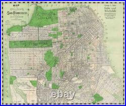 C. 1925 H. A. Candrian Map of the City & County of San Francisco, California