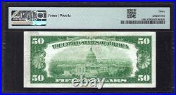 Ca 1929 $50 Bank Of Italy? San Francisco, California? Pmg Very Fine 30