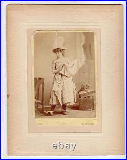 Cabinet Cards Lot Of Two (2) Actress Lotta Crabtree Darling Of The Gold Camp