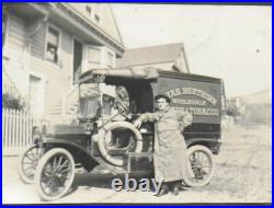 Cabinet Photo of San Francisco Tobacco Wholesaler Chas Besthorn & Truck c1915