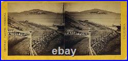 California Alfred Hart stereoview (1870's) San Francisco, Fort Point, CA