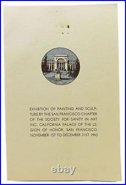 California / Art / EXHIBITION Of PAINTING And SCULPTURE By The SAN FRANCISCO