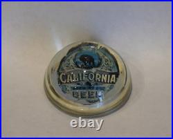 California Brewing Company, San Francisco, Vintage Advertising Glass Paperweight