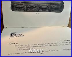 California Casket Company Hardcover Catalogue 1906 San Francisco Earthquake