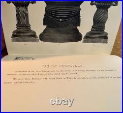 California Casket Company Hardcover Catalogue 1906 San Francisco Earthquake