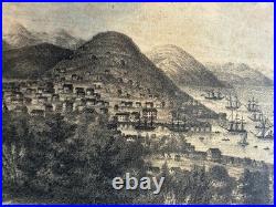 California Gold Regions rare book 1850 with gold map San Francisco color view etc