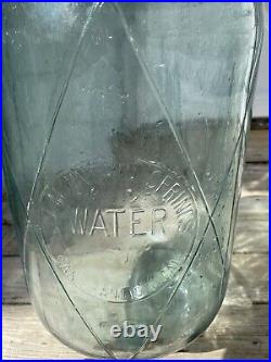 California Mountain Springs Water San Francisco Glass Bottle 5 Gal. GPD Carboy