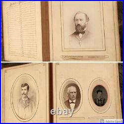 California Pioneers Photo Album CDV Cabinet Cards Tintypes 1860s 1890s YOLO