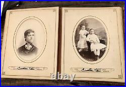 California Pioneers Photo Album CDV Cabinet Cards Tintypes 1860s 1890s YOLO