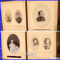 California Pioneers Photo Album CDV Cabinet Cards Tintypes 1860s 1890s YOLO