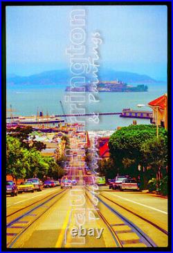 California San Francisco Bay Alcatraz Island Hyde St Cable Car Fisherman's Wharf