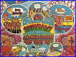California San Francisco International Pop Festival Oct 1968 Oversize Postcard California San Francisco International Pop Festival Oct 1968 Oversize Postcard