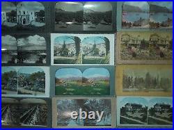 California San Francisco Seal Cliff House Fire China Town Stereoview cdii x40