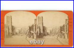 California Street From Stockton San Francisco California J. J. Reilly Stereoview