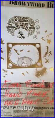 Champion Rodeo Trophy Buckle? San Francisco California Bronc Ride? 1995? Rare 253