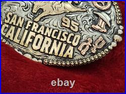 Champion Rodeo Trophy Buckle? San Francisco California Bronc Ride? 1995? Rare 253