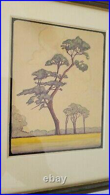 Charles Charlton Antique Early California Arts and Crafts San Francisco Painting