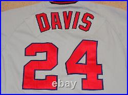 Chili Davis Game Worn Signed Jersey 1989 California Angels Giants Yankees